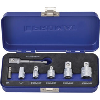 Adaptersatz 7 -teilig 1/4 - 1/2 Zoll inkl. Maschinenadapter