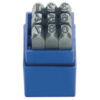 Schlagzahlensatz 9-teilig Schrift-H.2 mm 0-9 Gravur 58-