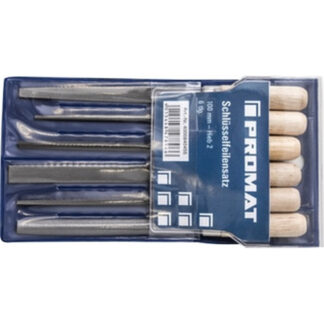 Schlüsselfeilensatz Hieb 2 6-teilig