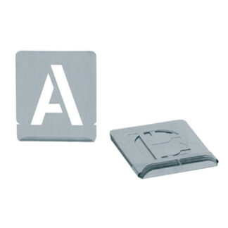 Signierschablonensatz Schrift-H.70 mm A-Z Blockschr