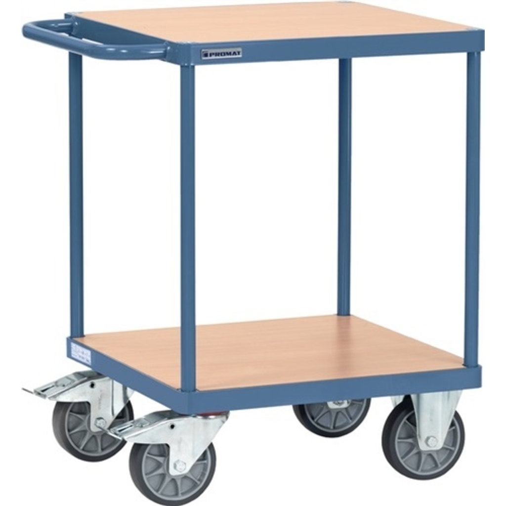 Tischwagen 2Ladeflächen Trgfür 500kg L600xB600 mm PRO