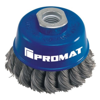 Topfbürste M14 Draht-D.0.5 mm Inox V2A