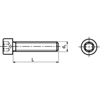 Alternative view of M 6 x 25 Schrauben Zylinderkopf Innensechskant