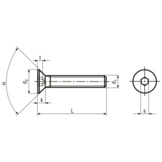 Alternative view of M 14 x 45 Schrauben Zylinderkopf Innensechskant