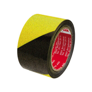 Gewebe-Warnband schwarz/gelb