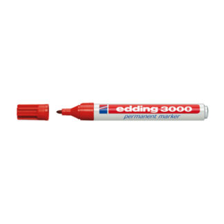 Permanent Marker Edding rot 3000-2