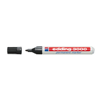 Permanent Marker Edding schwarz 3000-1