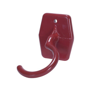 Velo-Aufhängehaken rot plastifiziert