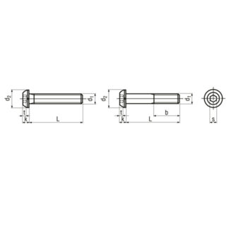 Alternative view of M 6 x 14 Schrauben Linsenkopf mit Innensechskant