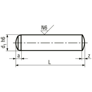 Alternative view of 14 x 40 Zylinderstifte Toleranz h6