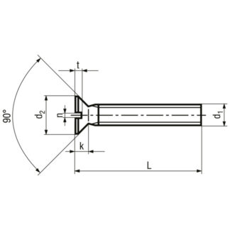 Alternative view of M 4 x 8 Schrauben Senkkopf Kunststoff Polyamid