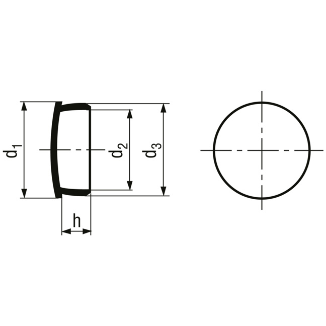 TL-4-322 Schutzstopfen Kunststoff – Bild 2