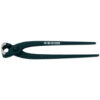 Rabitzzange L.280 mm Kopf pol. Griff schw. lackiert