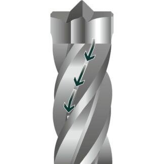 SDS-Max P4P Bohrer 24 x 400/520 mm