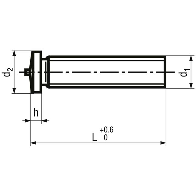 M 5 x 10 Schweissbolzen Stahl verkupfert – Bild 3