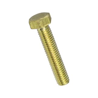 M 10 x 45 Schrauben Sechskant ohne Schaft Messing