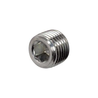 Schrauben Verschluss mit kegeligem Rohrgewinde Stahl blank BN39