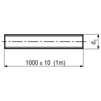 Alternative view of M 22 Gewindestangen Länge 1 Meter
