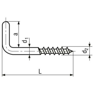Alternative view of 3,2 x 25 x 9 Winkel-Holzschrauben