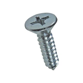 Senk-Blechschraube mit Spitze blau verzinkt BN995