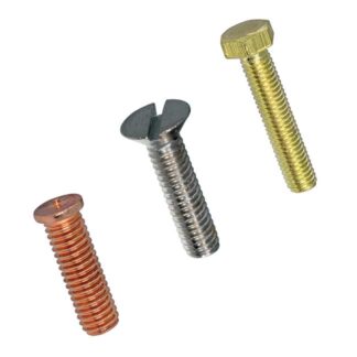 Schrauben metrisch aus Messing Kupfer