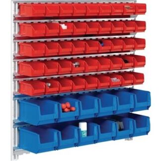 Sichtlagerkastenset H1000xB1010mm 7 Schienen m.Käs