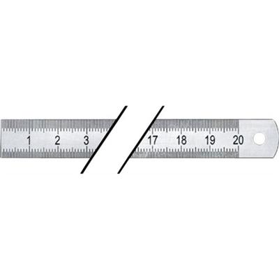 Stahlmassstab Länge 2000mm STA biegsam Teilung B =mm/1/