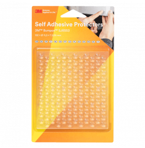 Schutzpuffer transparent 11.0mm 6-eckig, à 132 Stück