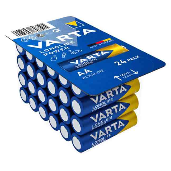 Batterie Longlife Power AA Paket à 24 Stück