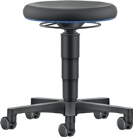 Drehhocker Allround Kunstleder schwarz BIMOS 9463