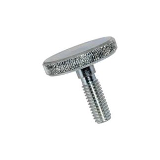 Schrauben Mit Flachem Raendelkopf Automatenstahl Verzinkt Bn410