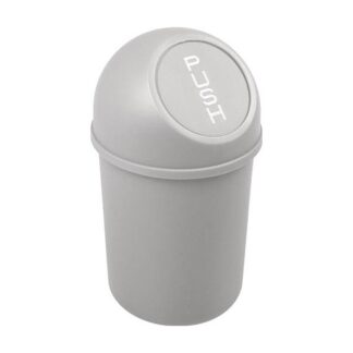 Abfallbehälter H375xØ214mm 6l lichtgrau