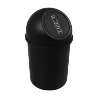 Abfallbehälter H375xØ214mm 6l schwarz