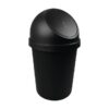 Abfallbehälter H700xØ403mm 45l schwarz