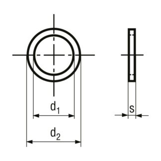 10 x 14/2 Fischbandringe