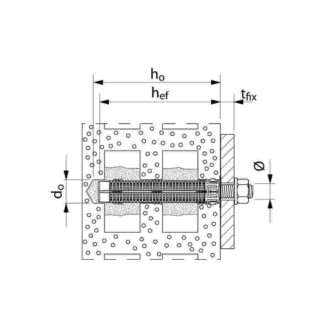 Alternative view of FISCHER Injektions-Ankerhülse FIS H K Kunststoff