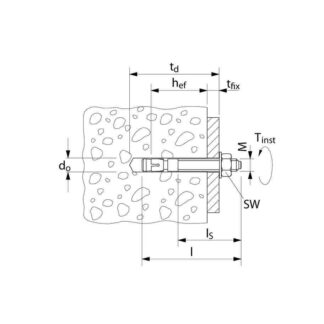 Alternative view of FISCHER Ankerbolzen FBN II-R rostfrei A4