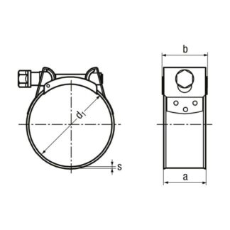 174 x 187 Schlauchbriden MIKALOR SUPRA W2