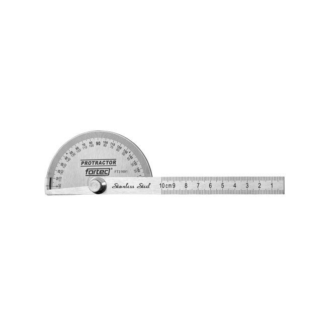 Winkelmesser, Inox, 0 - 145 mm, 0 - 180°, Werkzeug von Fortec® – Bild 2