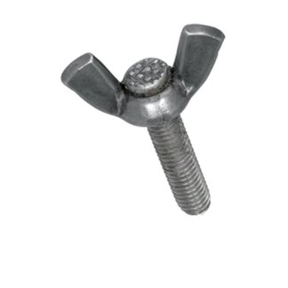 M 4 x 10 Flügelschrauben gepresst INOX A2