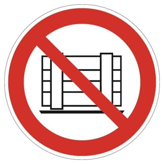 Verbotszeichen ASR A1.3/DIN EN ISO 7010 Abstellen