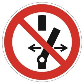 Verbotszeichen ASR A1.3/DIN EN ISO 7010 Schalten