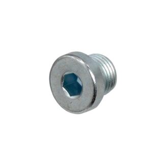 Verschlussschrauben Feingewinde mit Bund ohne Dichtring Stahl verzinkt BN44
