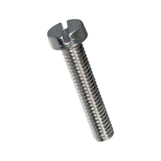 Schrauben messing vernickelt Zylinderkopf Schlitz BN533