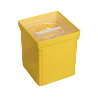 Einsatzbox mit Deckel Euro Plus Insert L 130/3 gelb