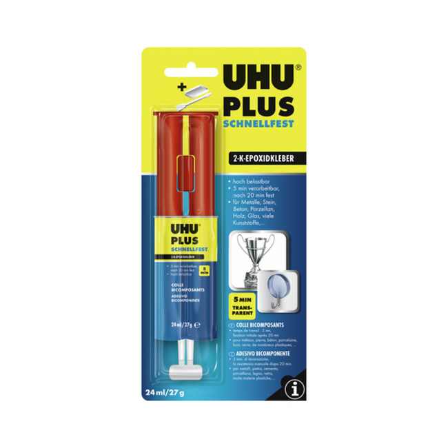 Uhu Plus Schnellfest 2K-Spritze