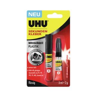 UHU Sekundenkleber Plastik