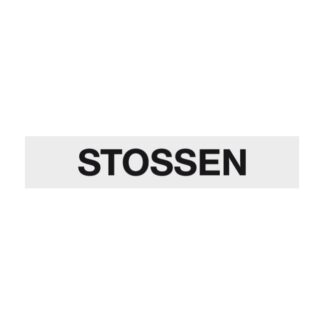 Hinweisschild STOSSEN Aluminium 210x40 mm