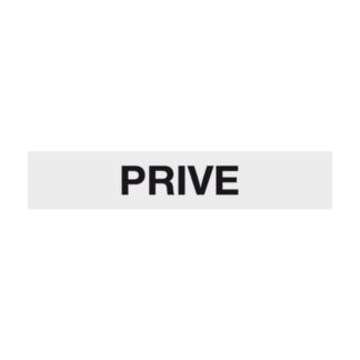 Hinweisschild PRIVÉE Aluminium 210x40 mm