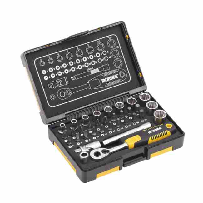 Steckschlüssel-Satz mit Bits Ironside 34 -teilig . AKTION
